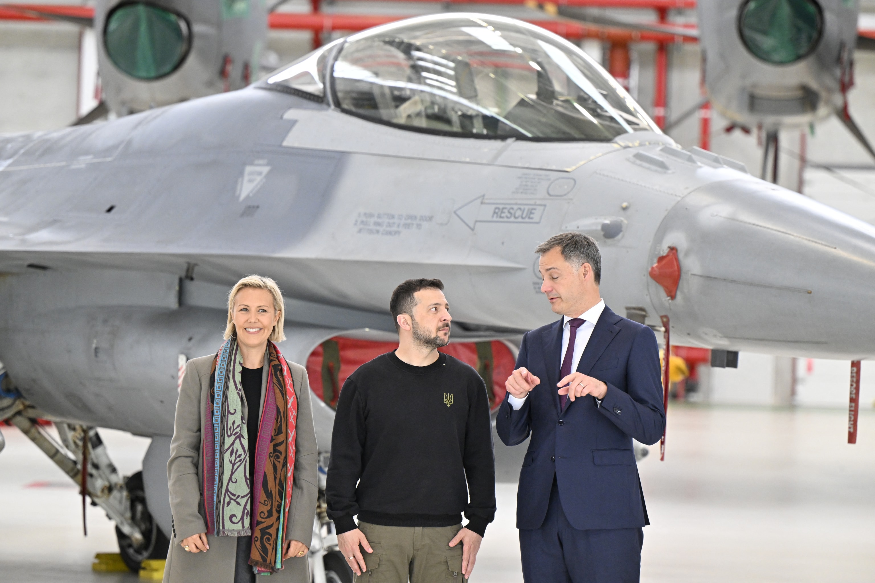‘Incredible work’: Ukrainian F-16 downs Russian fighter jet for first time