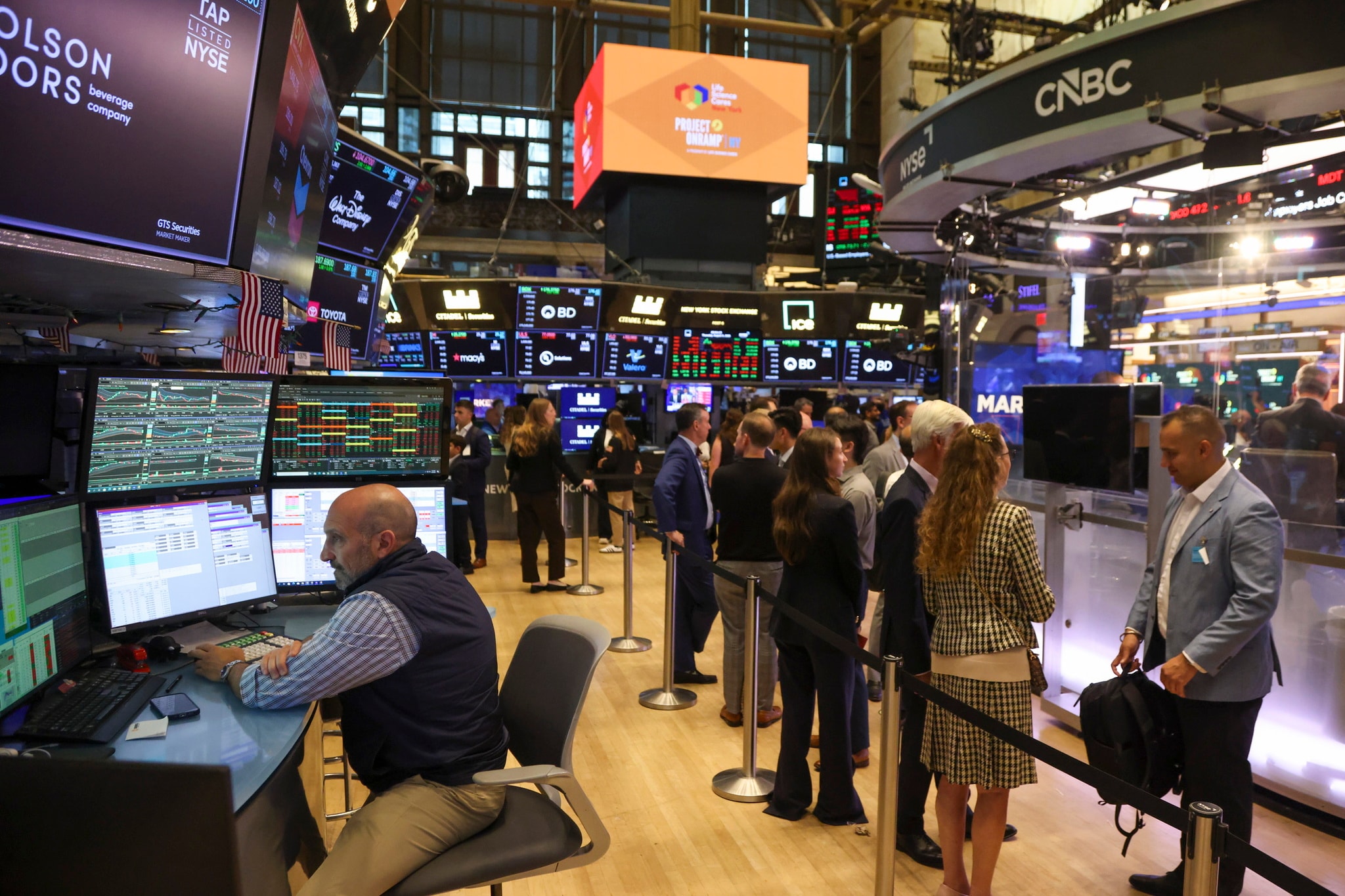 Los dos grandes focos de la semana en Bolsa