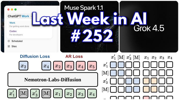 LWiAI Podcast #252 - GPT 5.6, Grok 4.5, Nemotron-Labs-Diffusion, AI 2040
