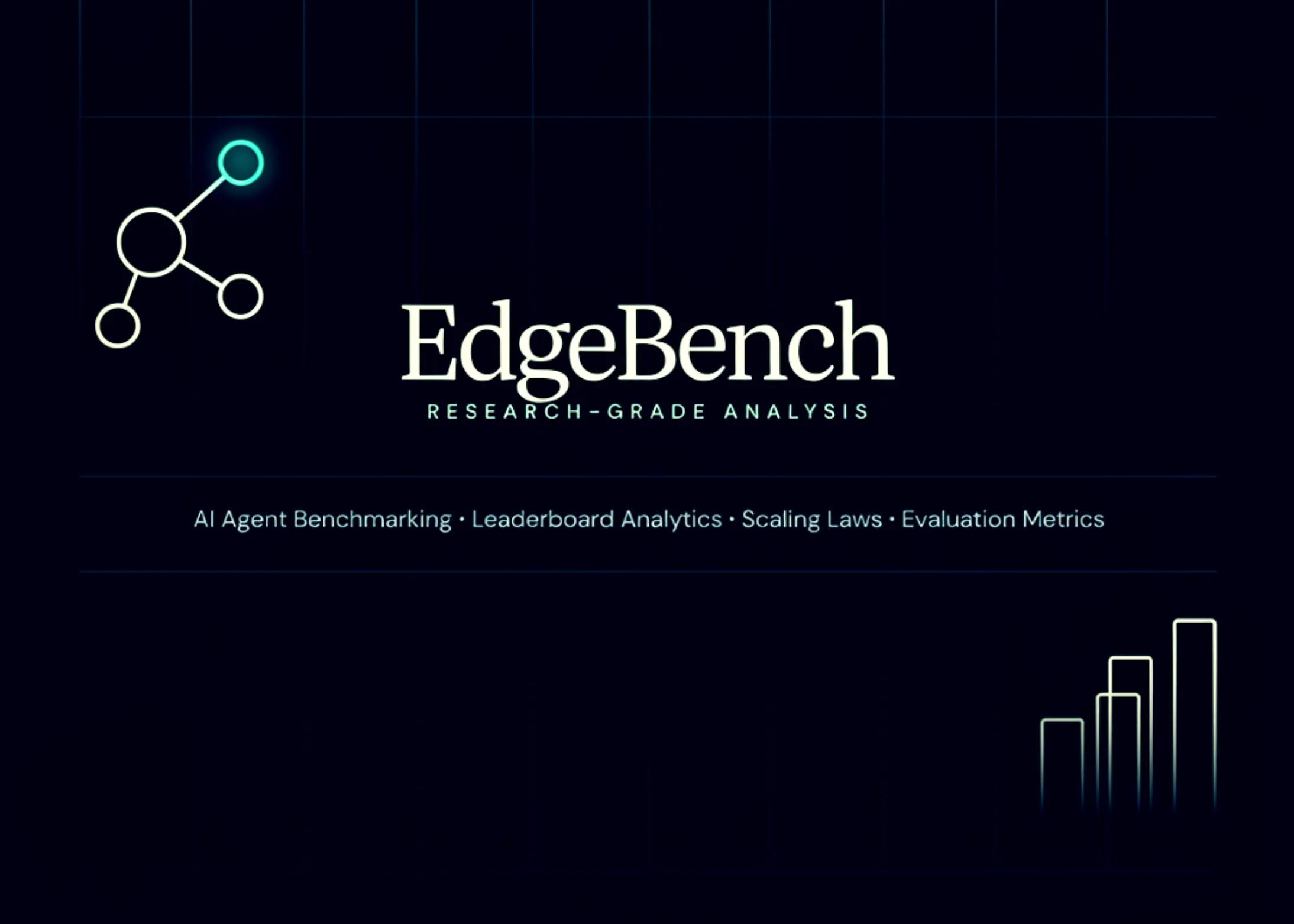 Research-Grade EdgeBench Analysis: AI Agent Benchmarking, Leaderboard Analytics, Scaling Laws, and Evaluation Metrics