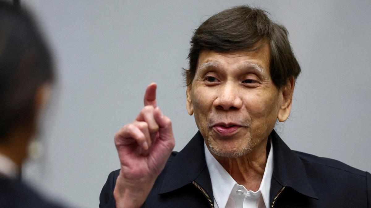 Philippines' Duterte seen in person for first time at International Criminal Court