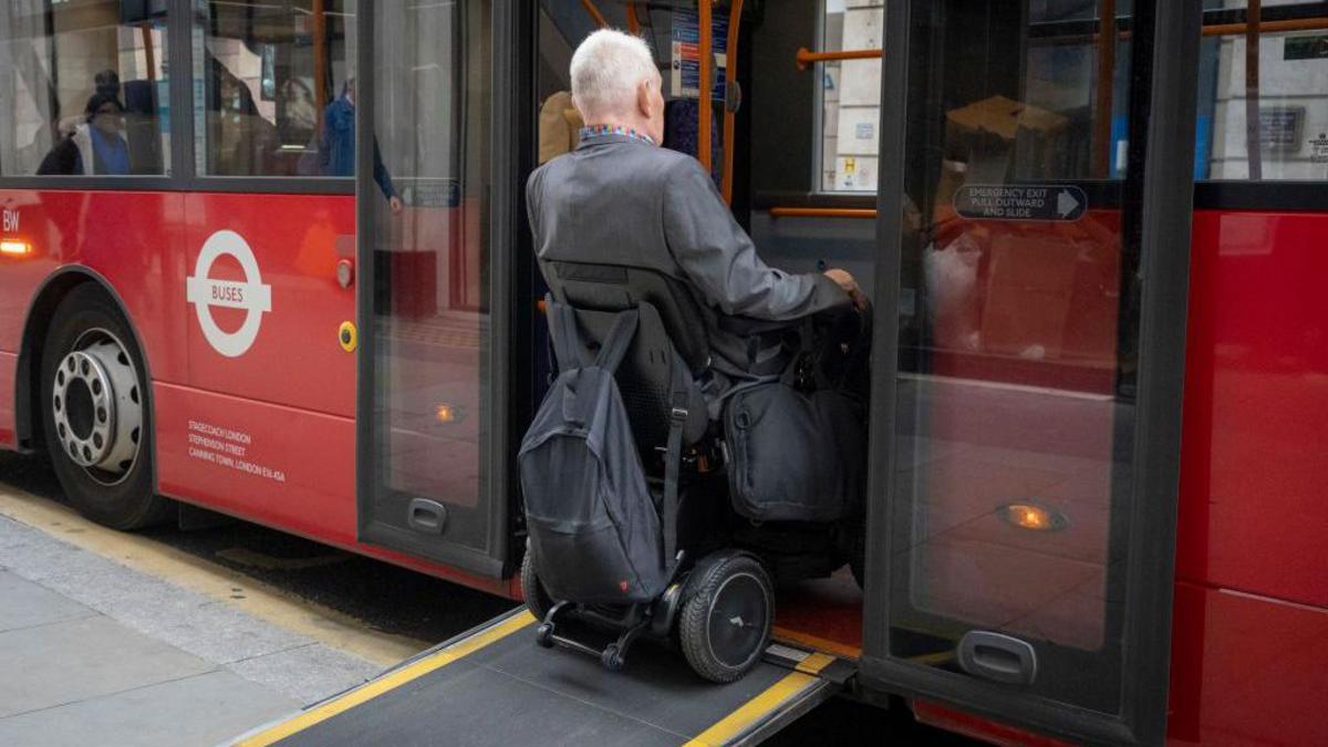 Disabled people in England to get 24-hour free bus travel