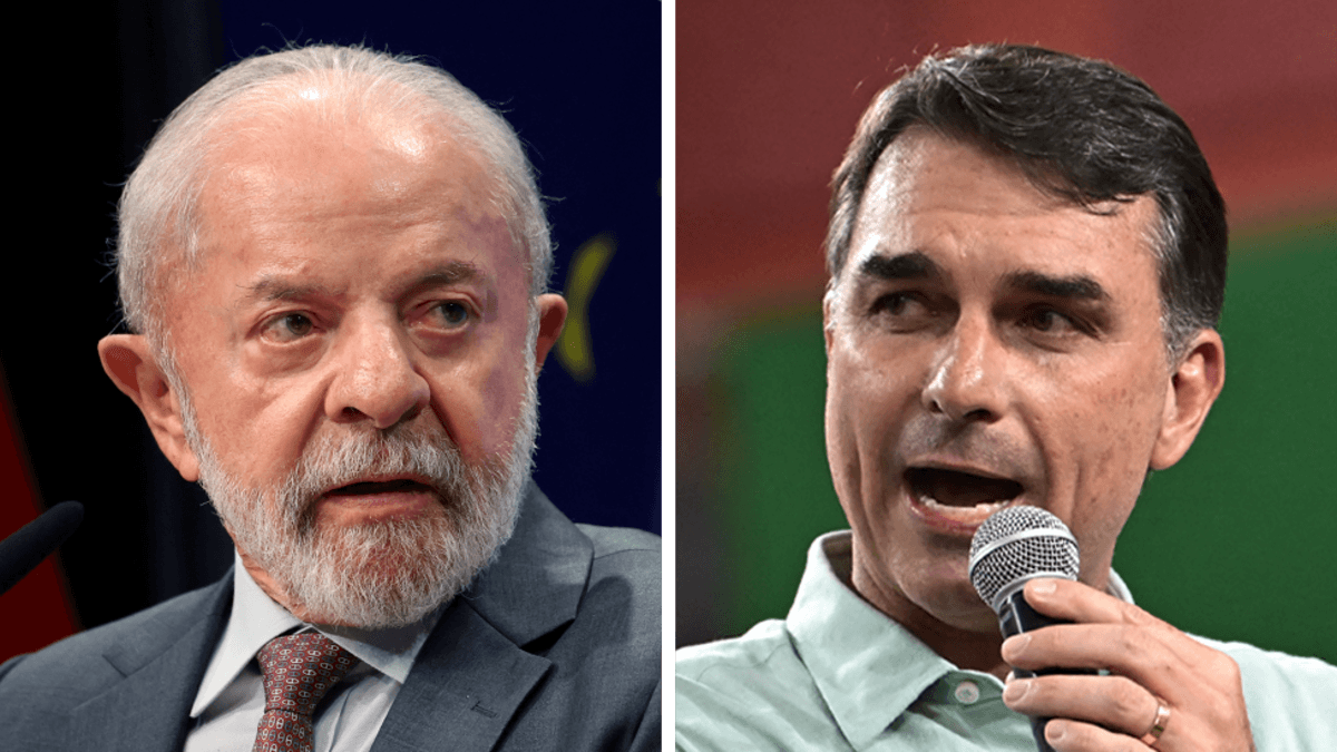 Right-wing Flávio Bolsonaro wins first round of Brazil election