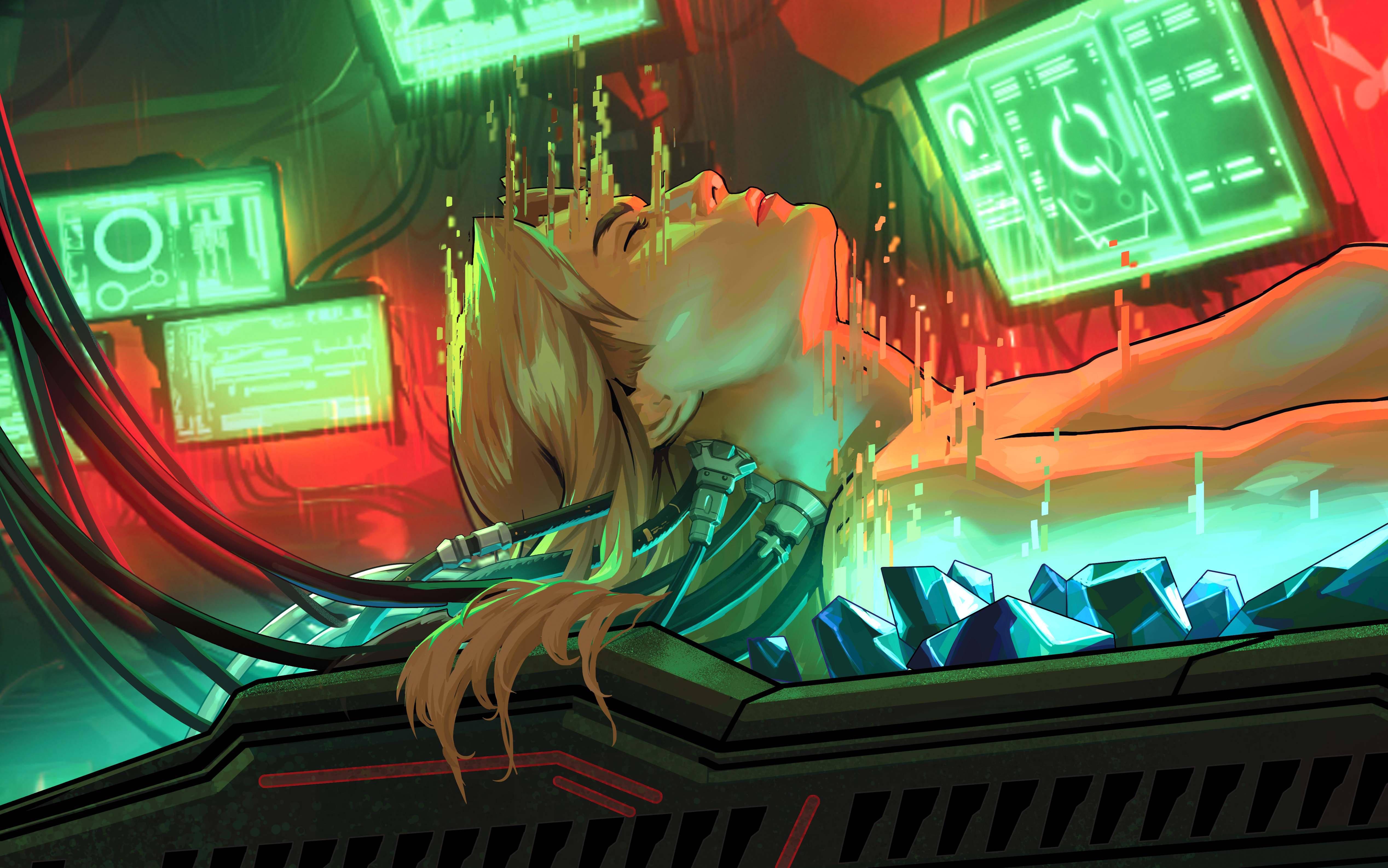 Cyberpunk TCG just revealed an overpowered card for Night City's most tragic Netrunner